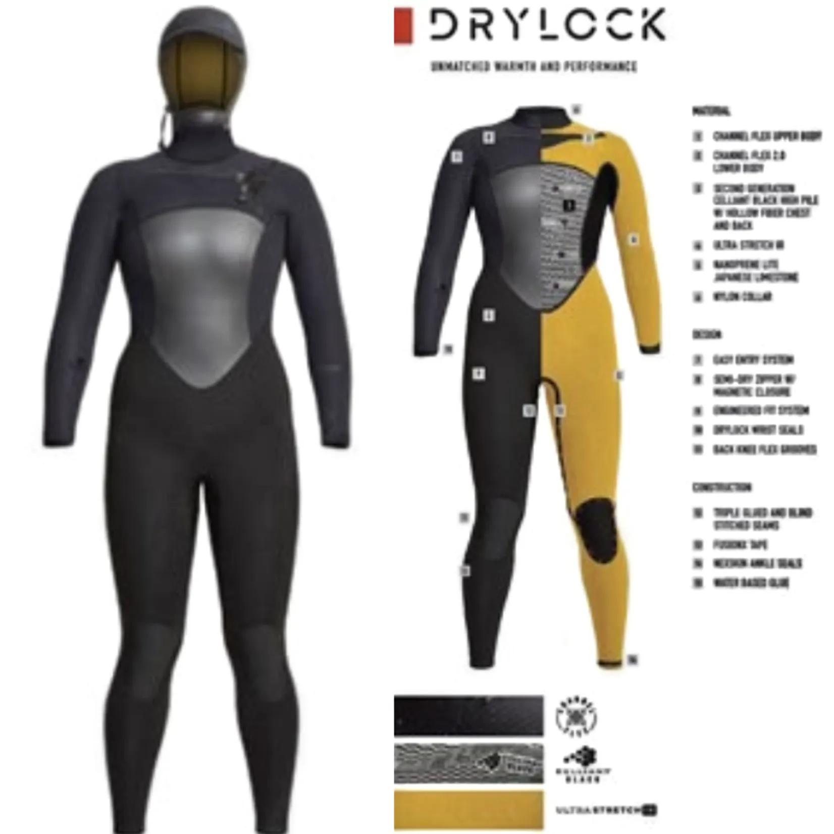 6/5 Women's XCEL Drylock Hooded
