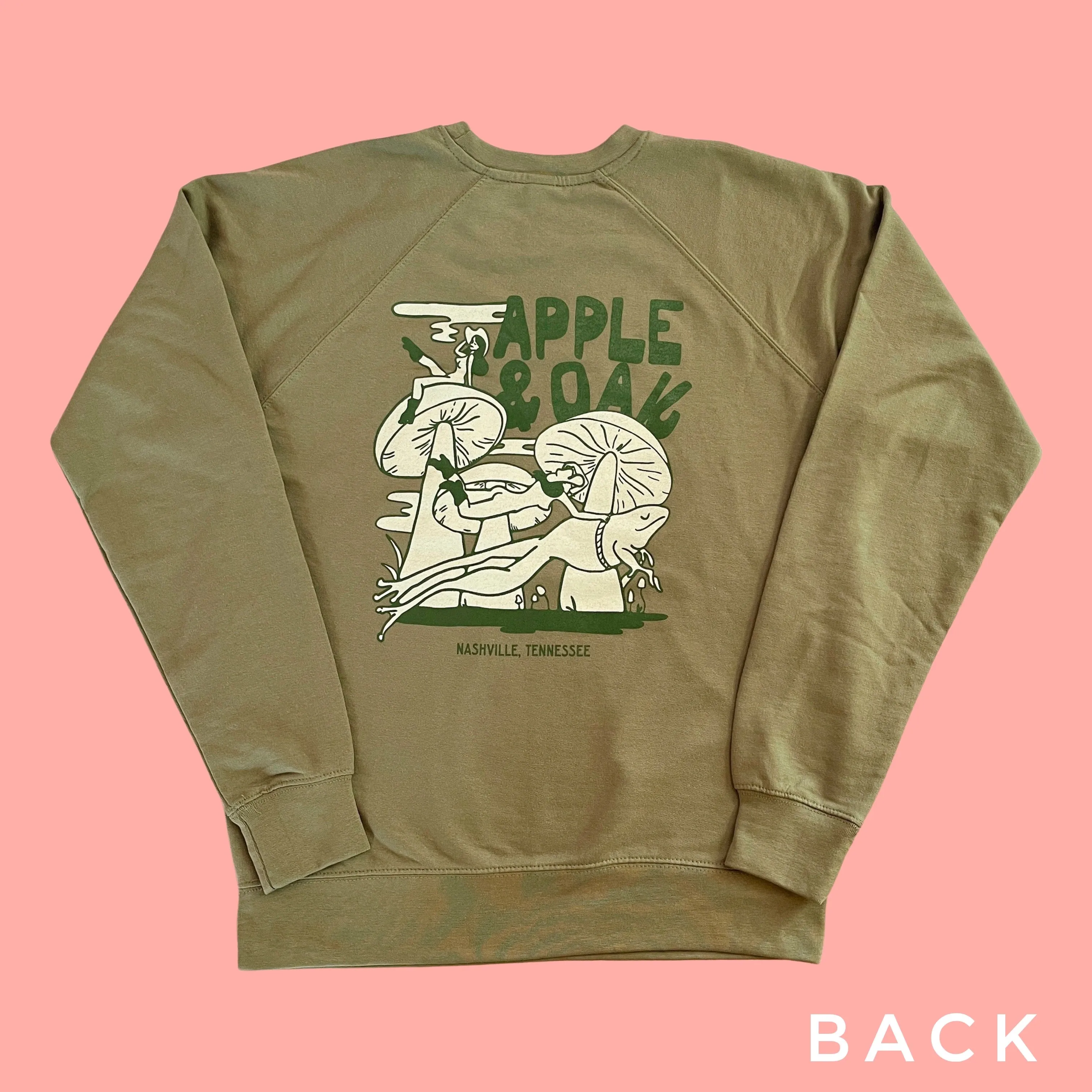 a&o mushroom crew sweatshirt