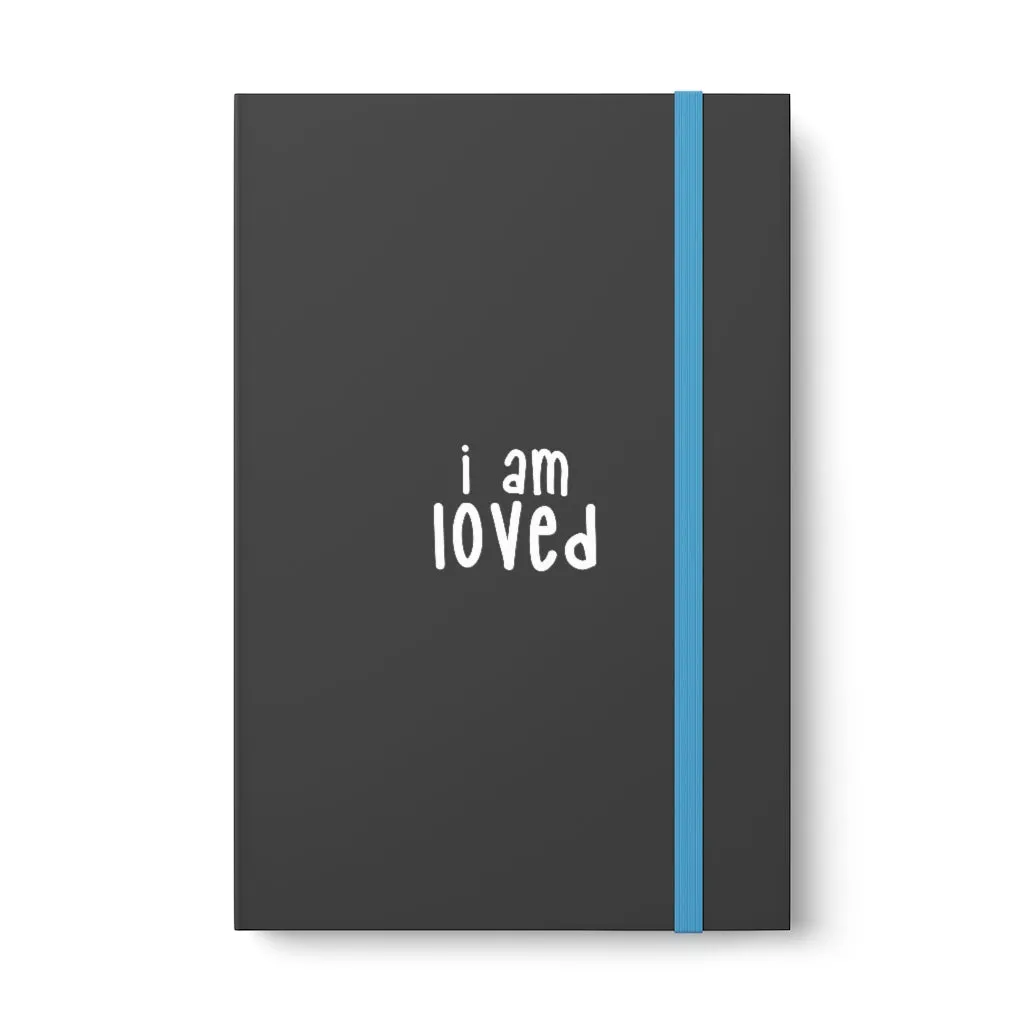 Affirmation Feminist Pro Choice Color Contrast Notebook & Journal - I Am Beautiful (White)
