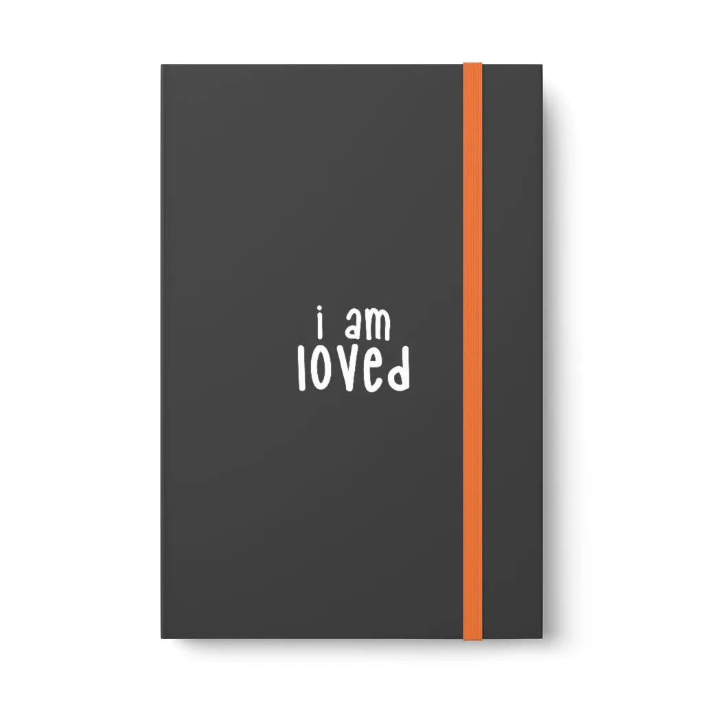 Affirmation Feminist Pro Choice Color Contrast Notebook & Journal - I Am Beautiful (White)