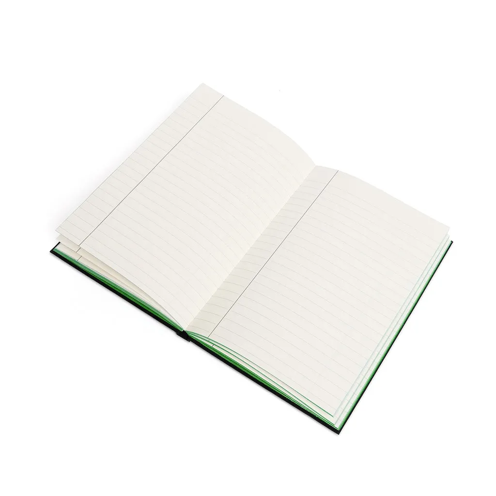 Affirmation Feminist Pro Choice Color Contrast Notebook & Journal - I Am Beautiful (White)