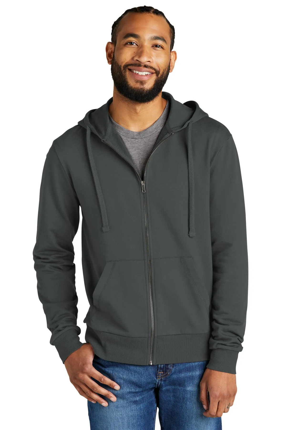 Allmade Men's Organic French Terry Full-Zip Hoodie AL4002