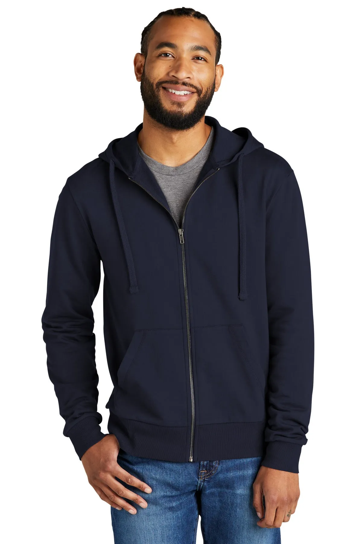 Allmade Men's Organic French Terry Full-Zip Hoodie AL4002