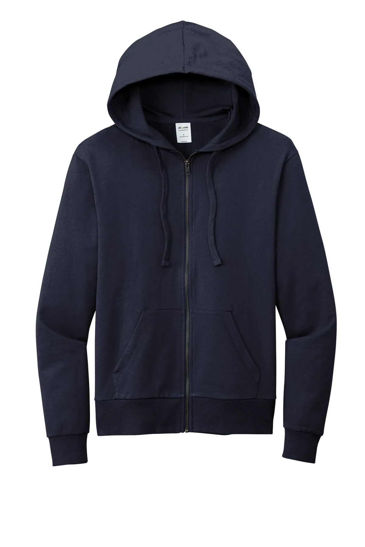Allmade Men's Organic French Terry Full-Zip Hoodie AL4002