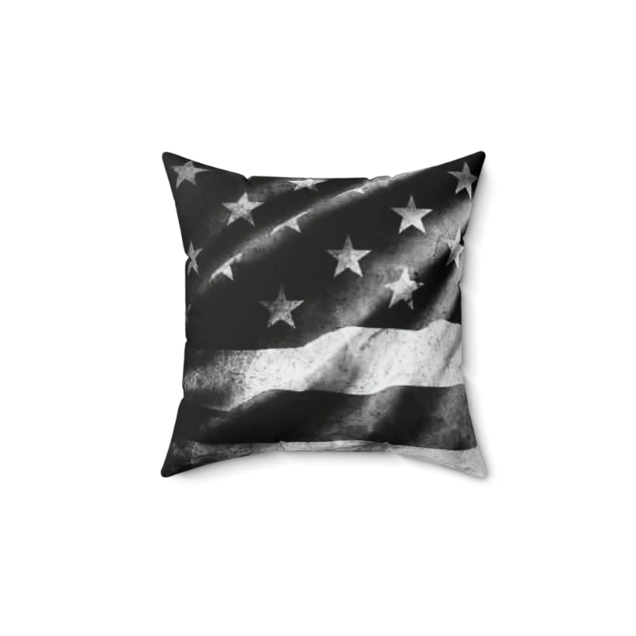 “Americana” Spun Polyester Square Pillow