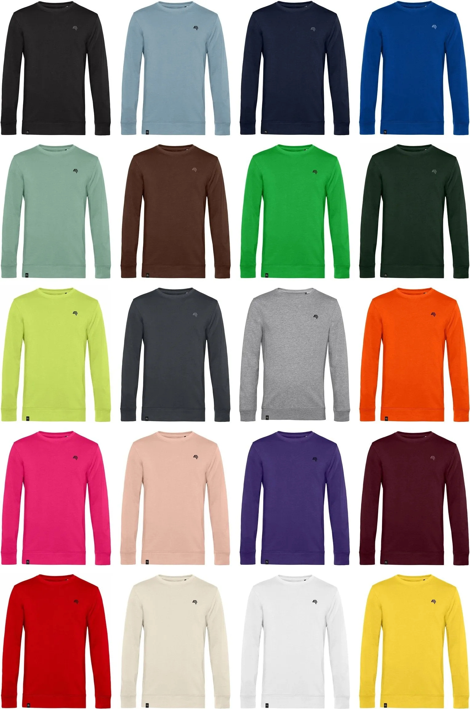 BAC U31B ― Weiches Unisex Bio-Baumwolle Sweatshirt - Natural Weiß