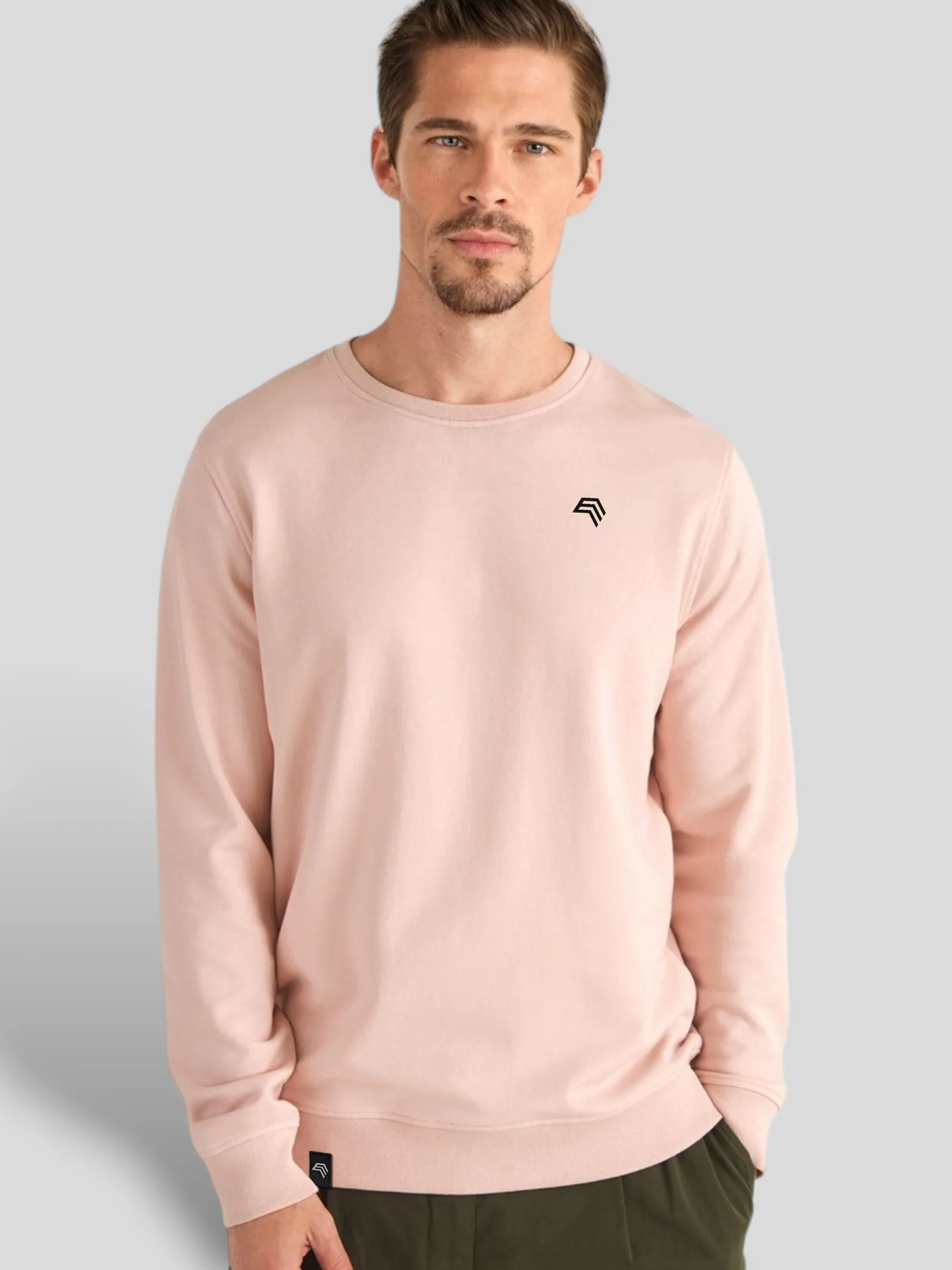 BAC U31B ― Weiches Unisex Bio-Baumwolle Sweatshirt - Natural Weiß