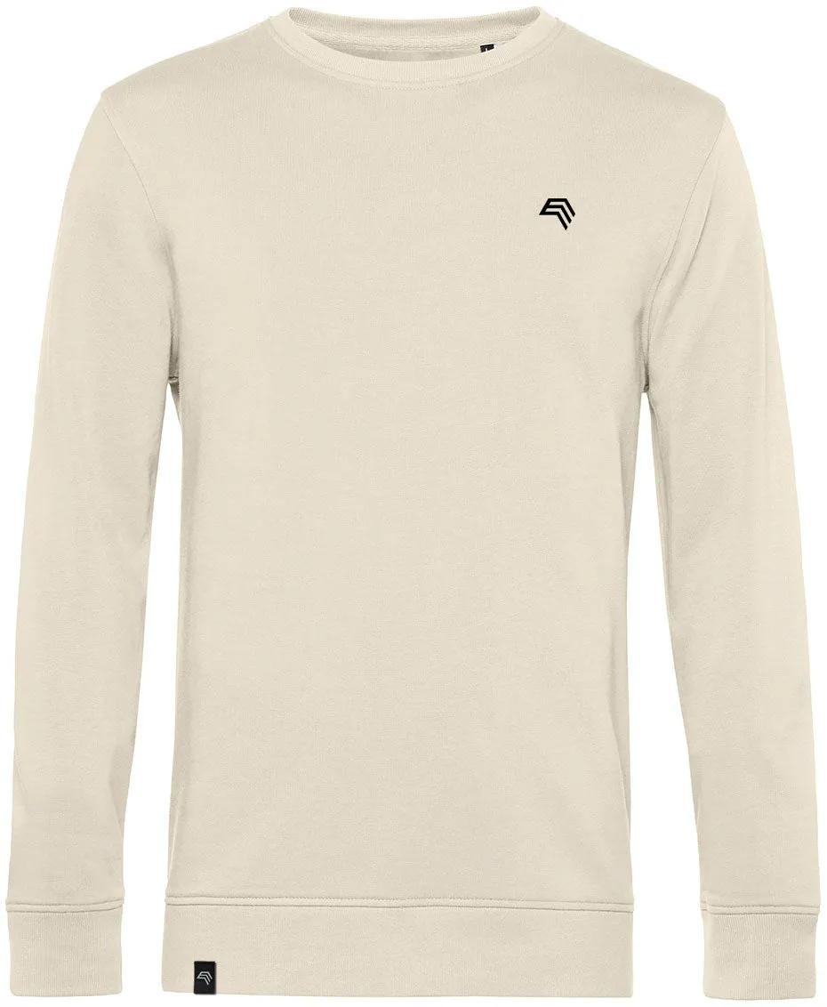 BAC U31B ― Weiches Unisex Bio-Baumwolle Sweatshirt - Natural Weiß