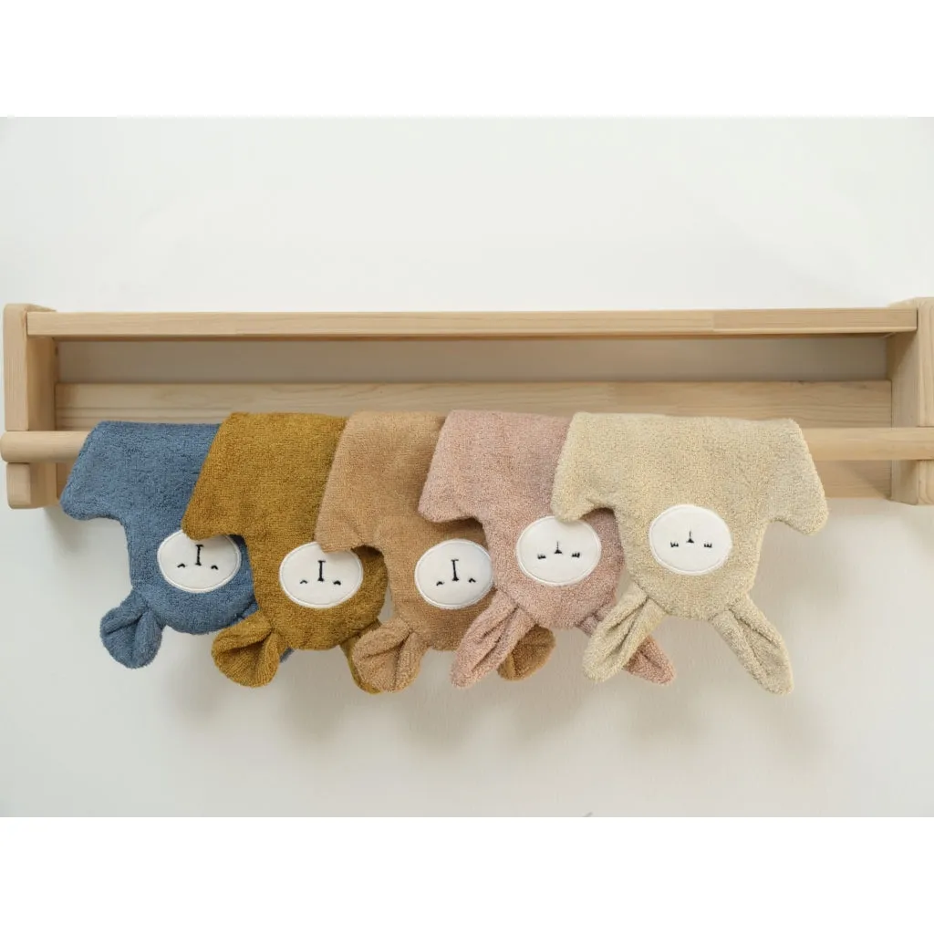 Bath Mitts - Bear - 2 pack - Caramel Mix