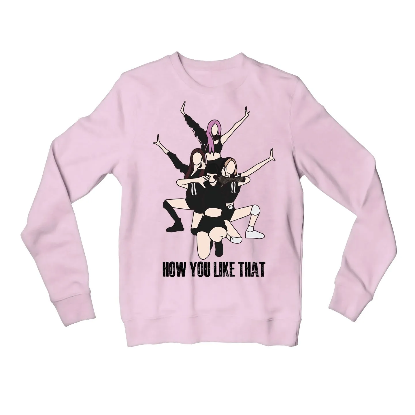 Black Pink Sweatshirt - How You Like That