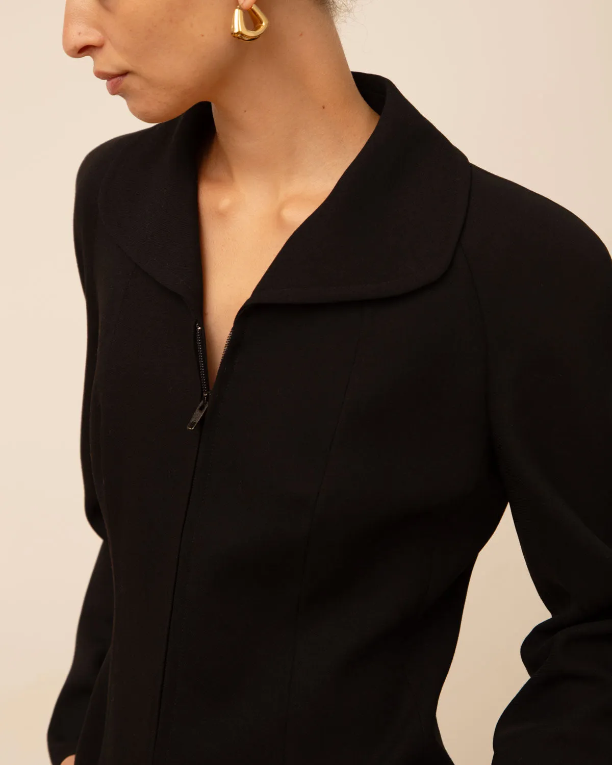Black Zip Up Jacket