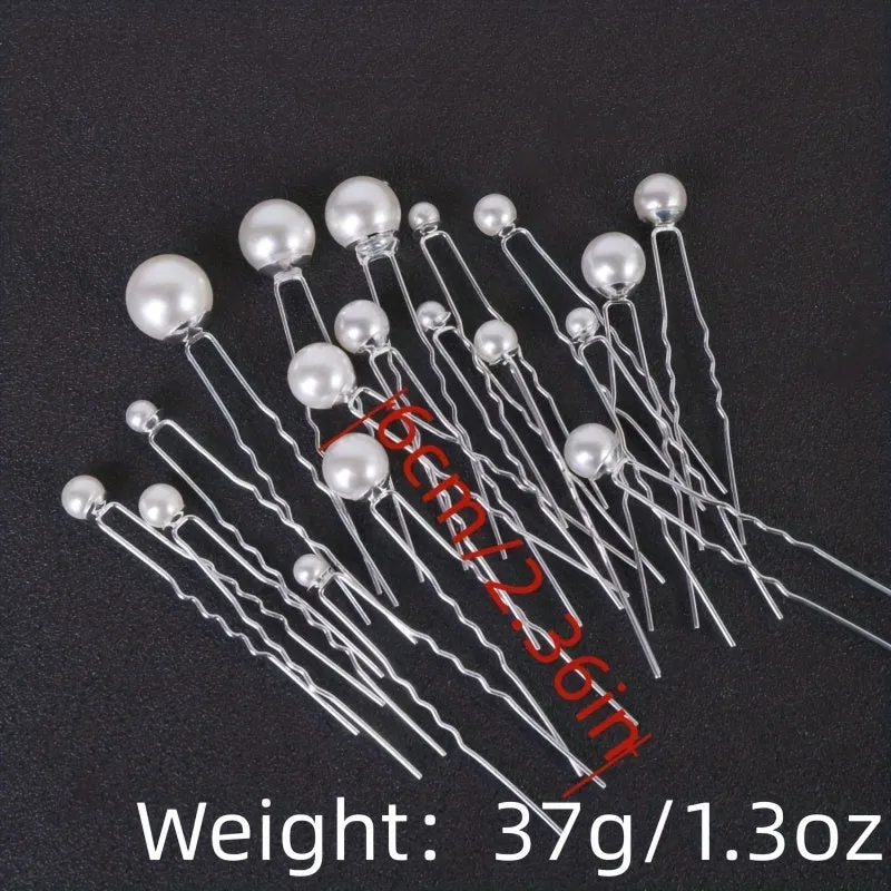 Bridal Hair Pins Elegant Pearl Accessories for Womens Hairstyles