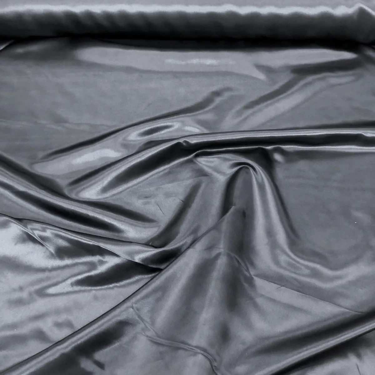 Bridal Satin Table Runner in Gray 665