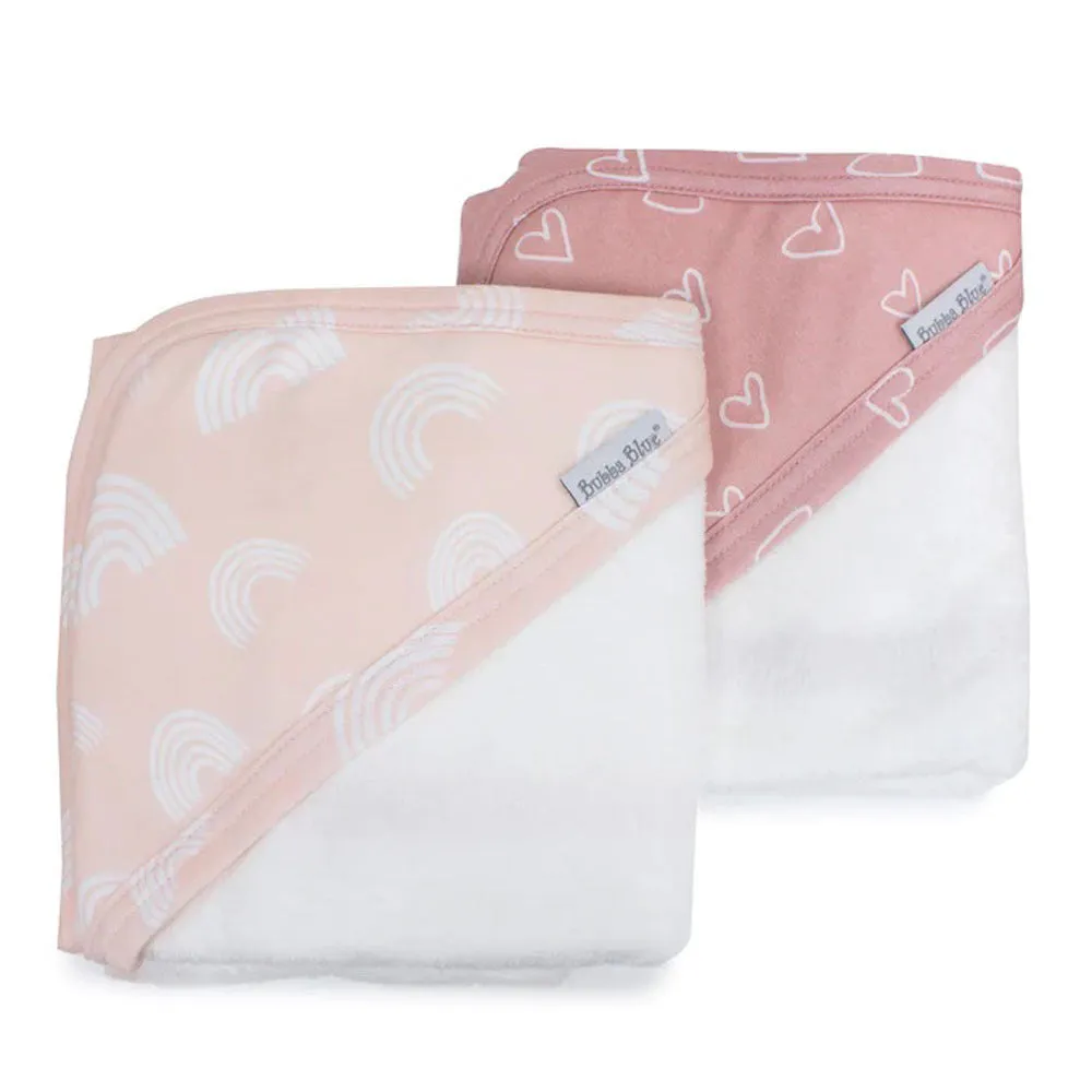Bubba Blue Nordic 2pk Hooded Towel