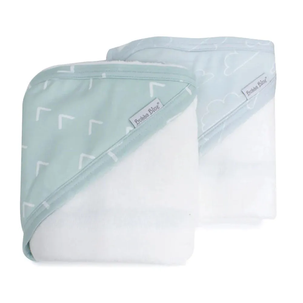 Bubba Blue Nordic 2pk Hooded Towel