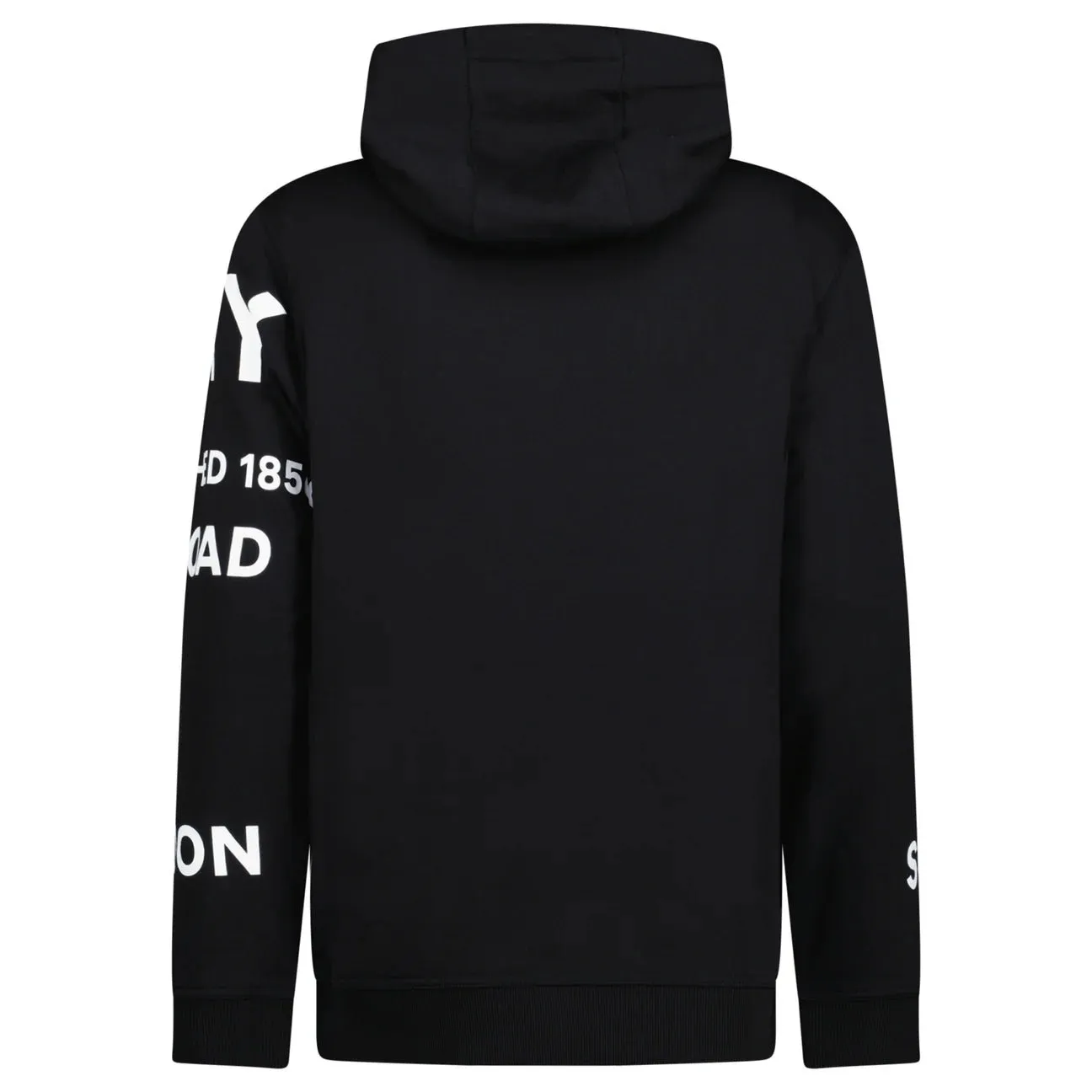 BURBERRY HORSEFERRY PULLOVER HOODIE BLACK / WHITE