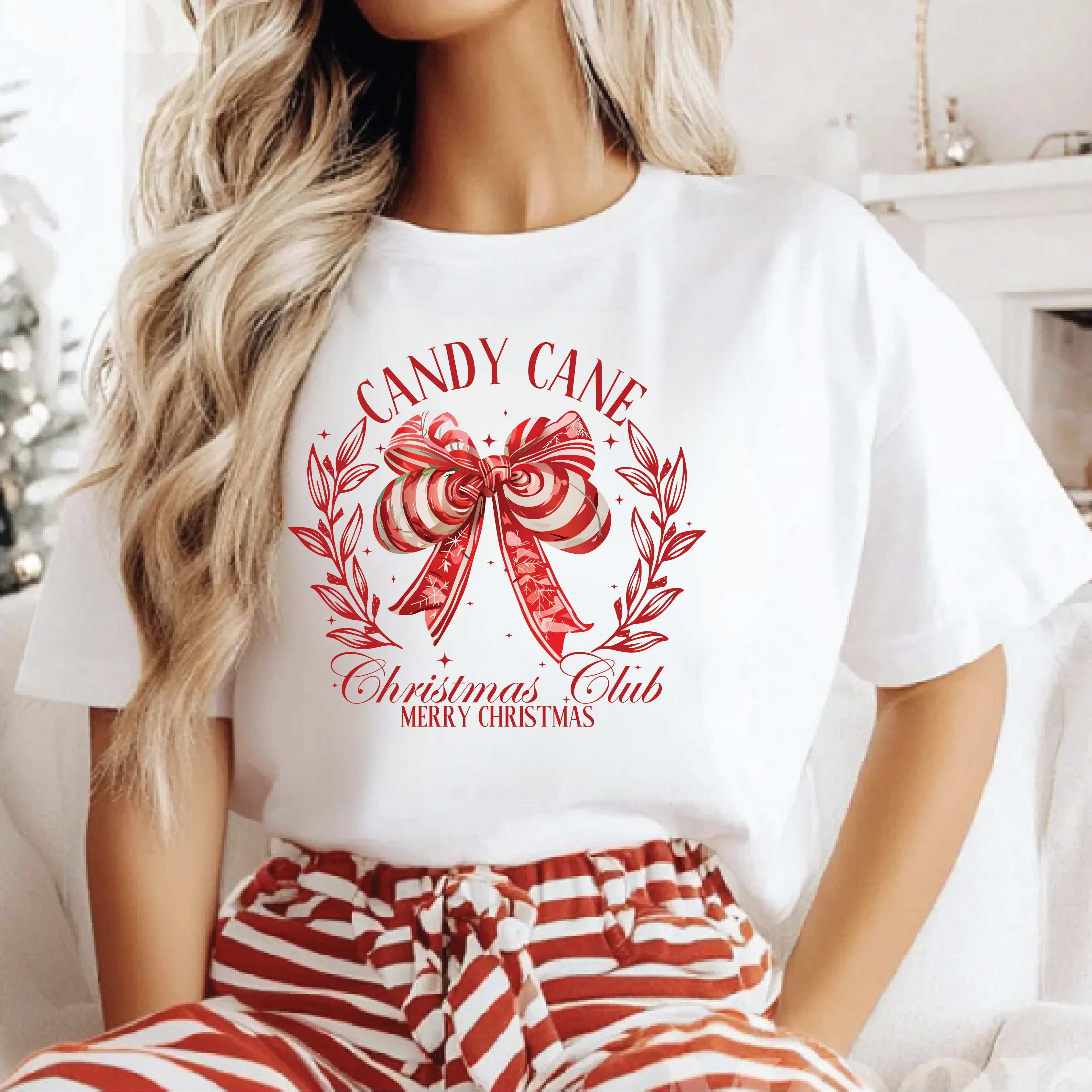 Candy Cane Christmas Club Apparel