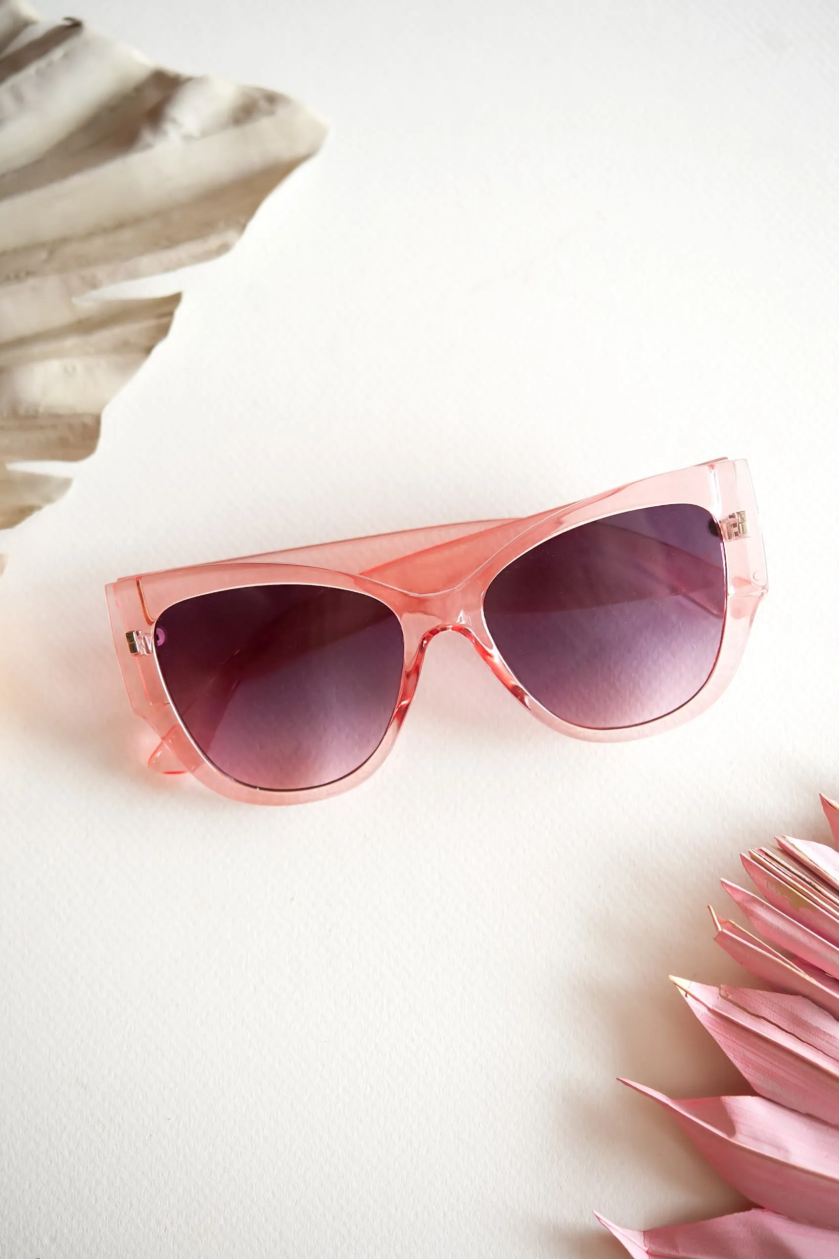 Coastal Cottage Sunnies Collection | Blush Stylish Sunglasses | Boho Chic Beach Babe Sunnies | Pink and Rose Gold Flirty Sunglasses | UV Protection | Brunch Date Pink Sunnies