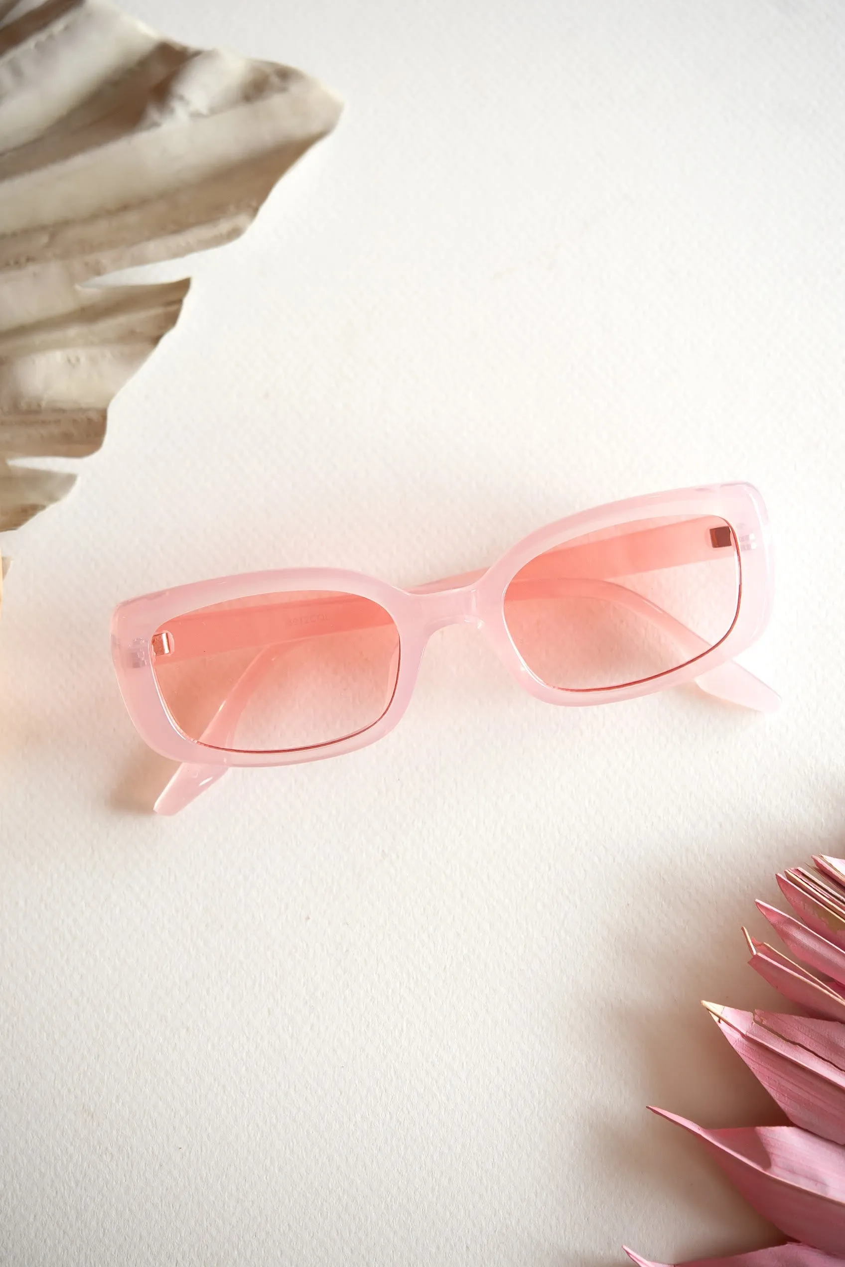 Coastal Cottage Sunnies Collection | Blush Stylish Sunglasses | Boho Chic Beach Babe Sunnies | Pink and Rose Gold Flirty Sunglasses | UV Protection | Brunch Date Pink Sunnies