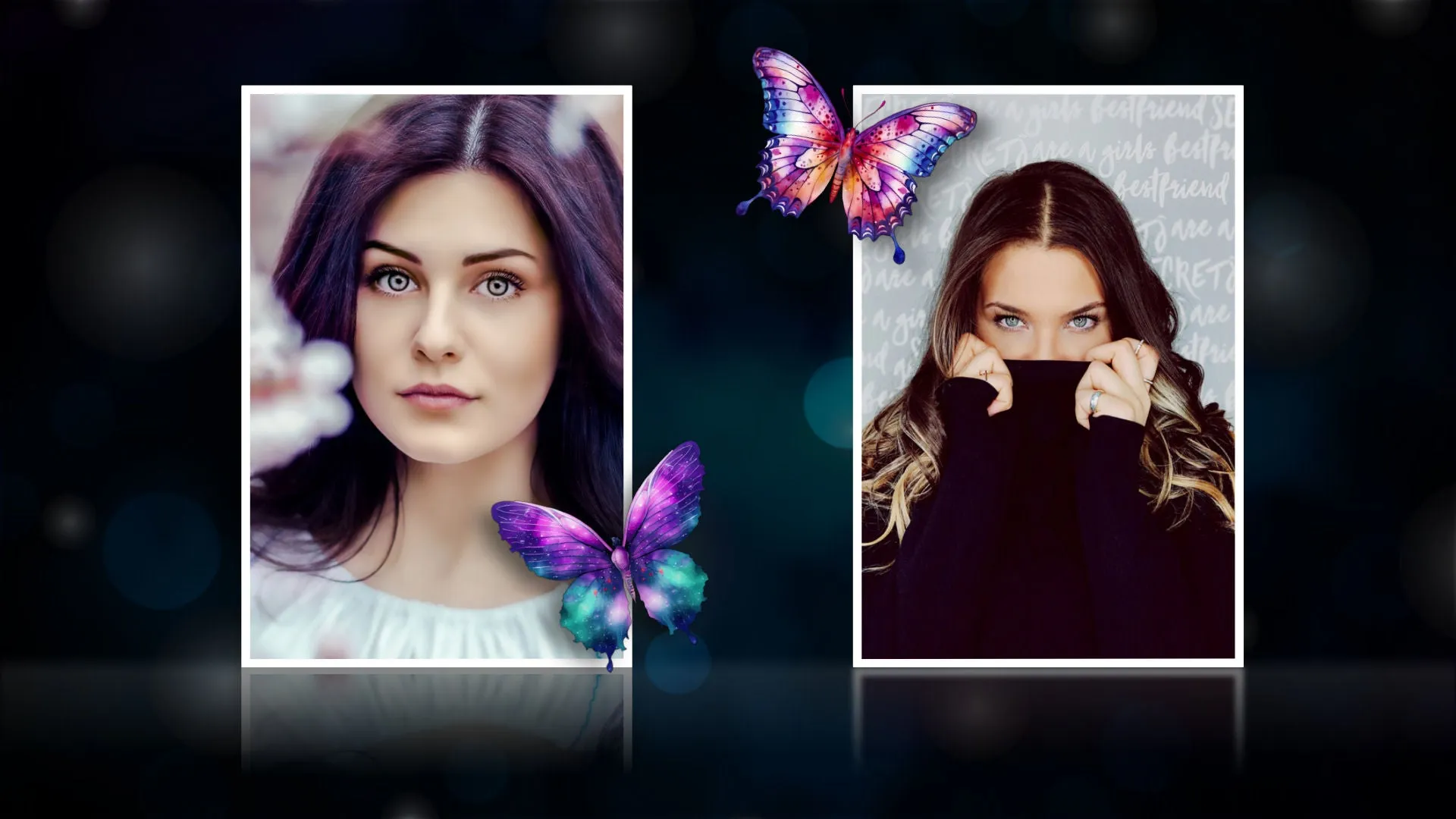 Cosmic Butterflies Styles and Transitions for Photopia