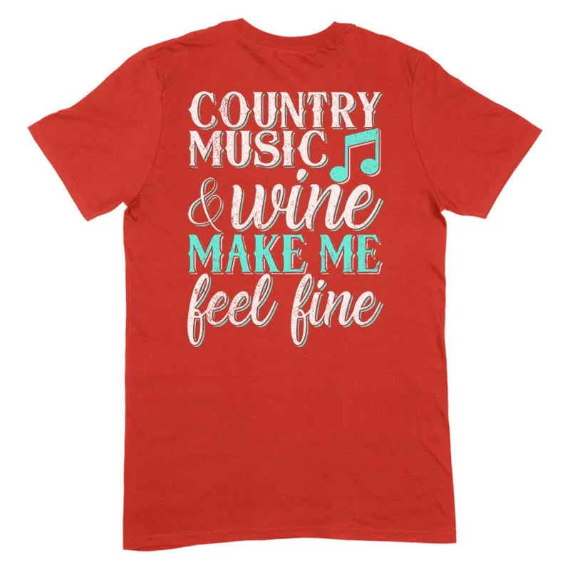 Country Music And Wine Apparel