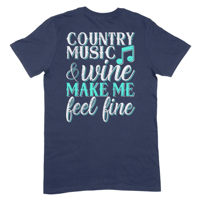 Country Music And Wine Apparel