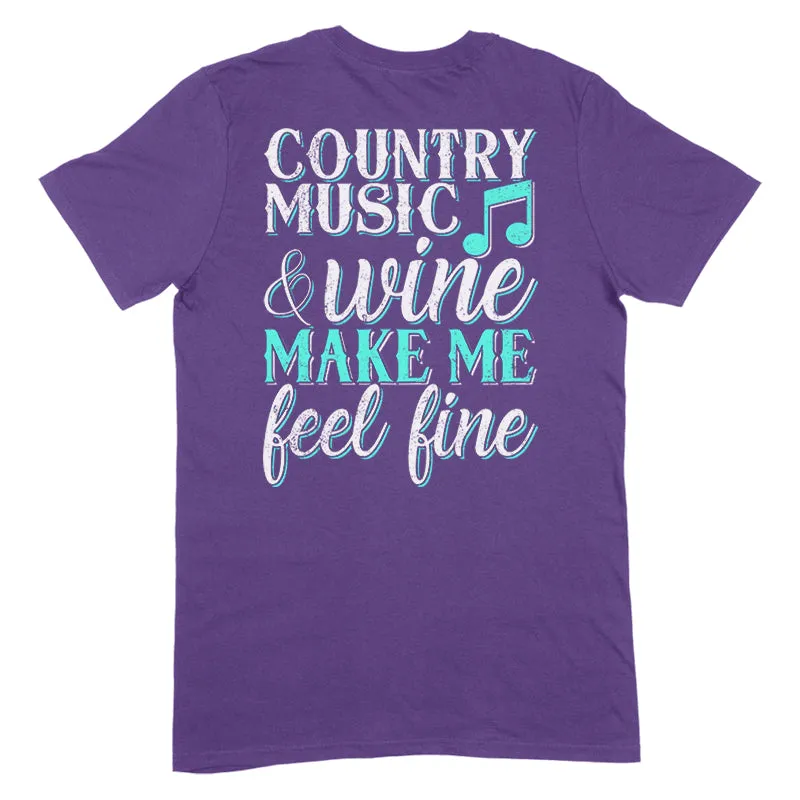 Country Music And Wine Apparel