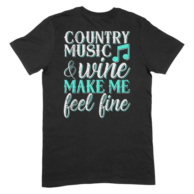 Country Music And Wine Apparel