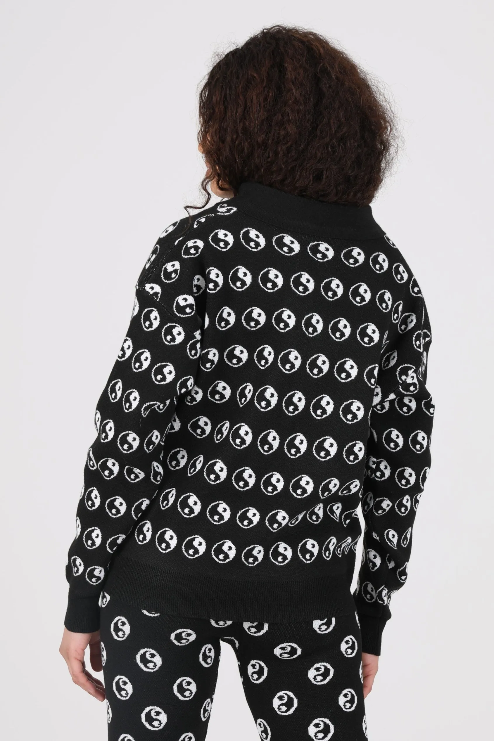 Daisy Street Knitted Yin and Yang Jumper