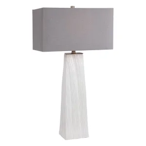 Elegant White Sycamore Table Lamp