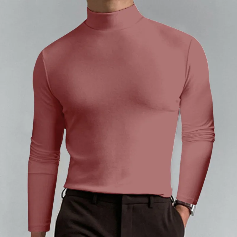 Everyday High Collar Long Sleeve Top
