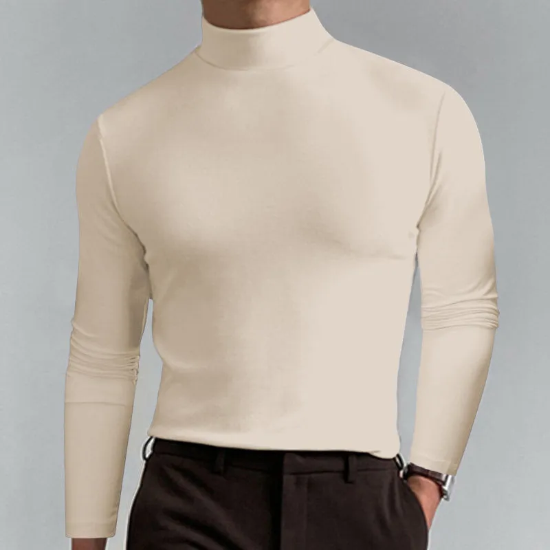 Everyday High Collar Long Sleeve Top
