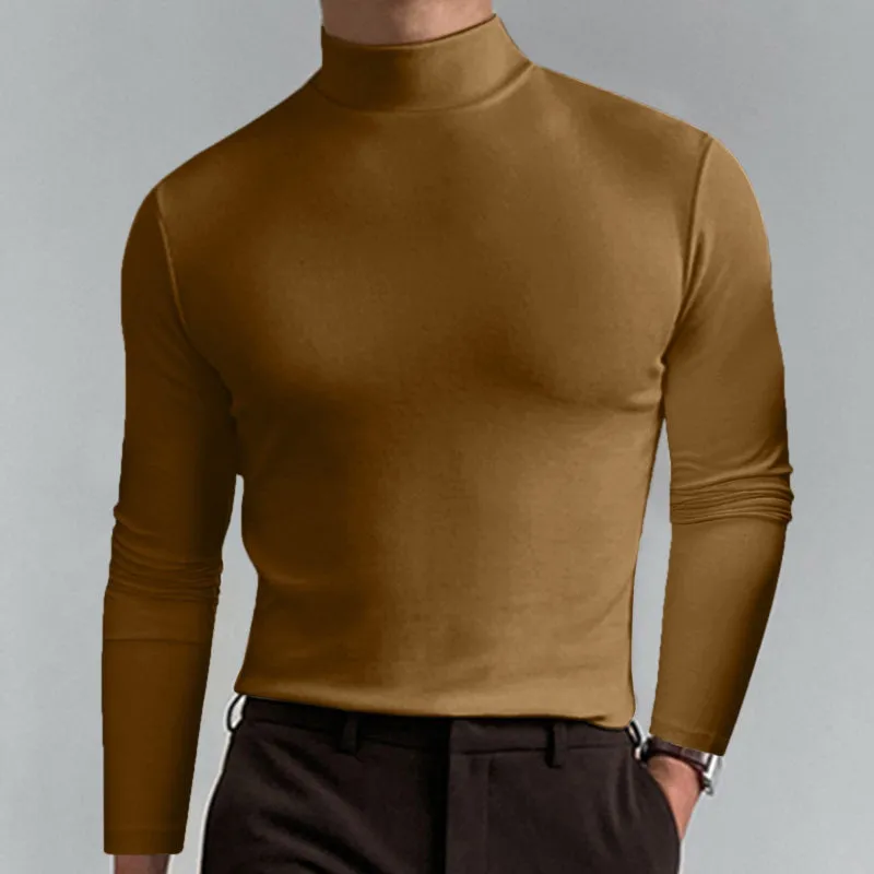 Everyday High Collar Long Sleeve Top