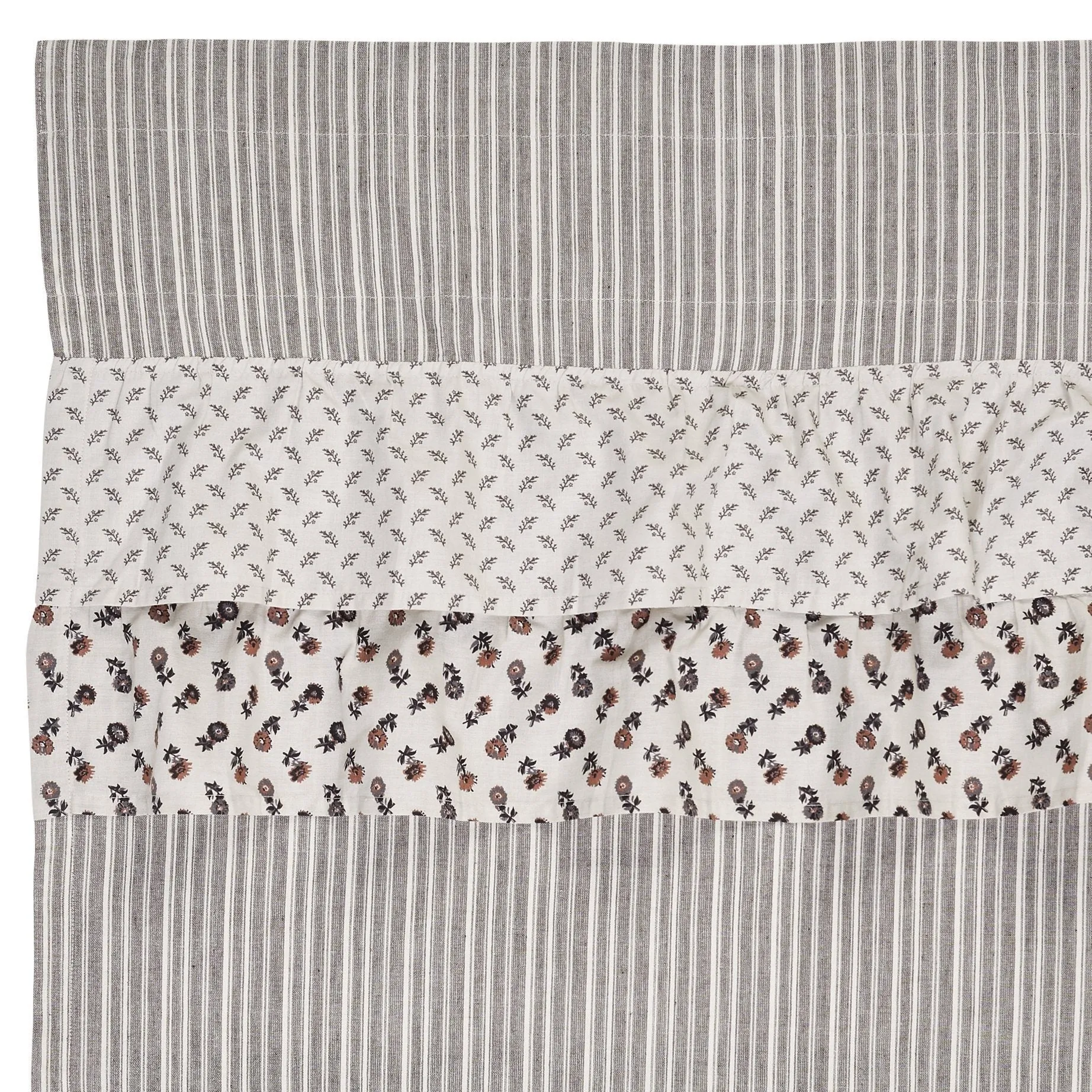 Florette Ruffled Lined Panel Curtains 84"