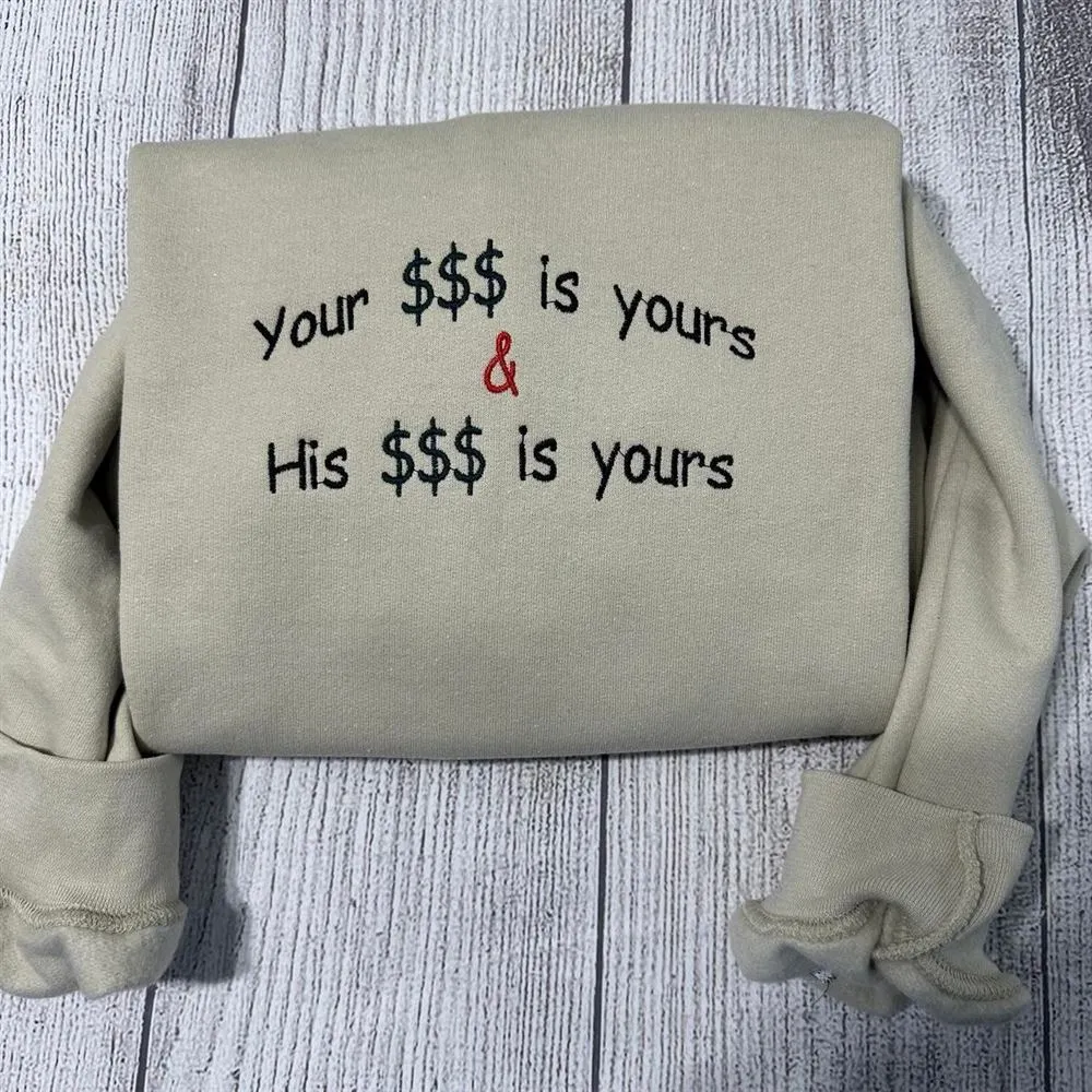 Funny Bridal Embroidered Sweatshirt, Women's Embroidered Sweatshirts