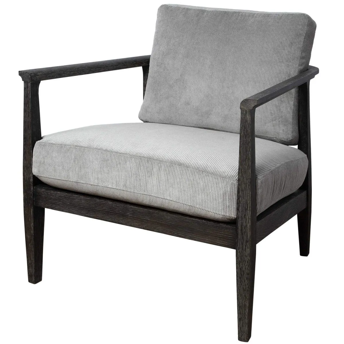 Gray Brunei Modern Accent Chair