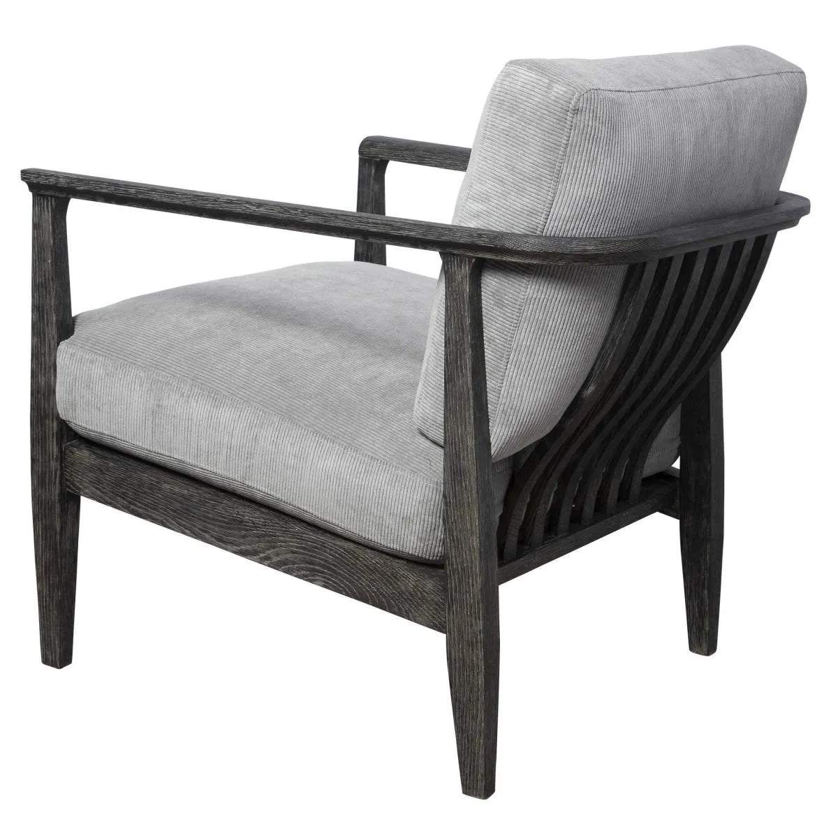 Gray Brunei Modern Accent Chair