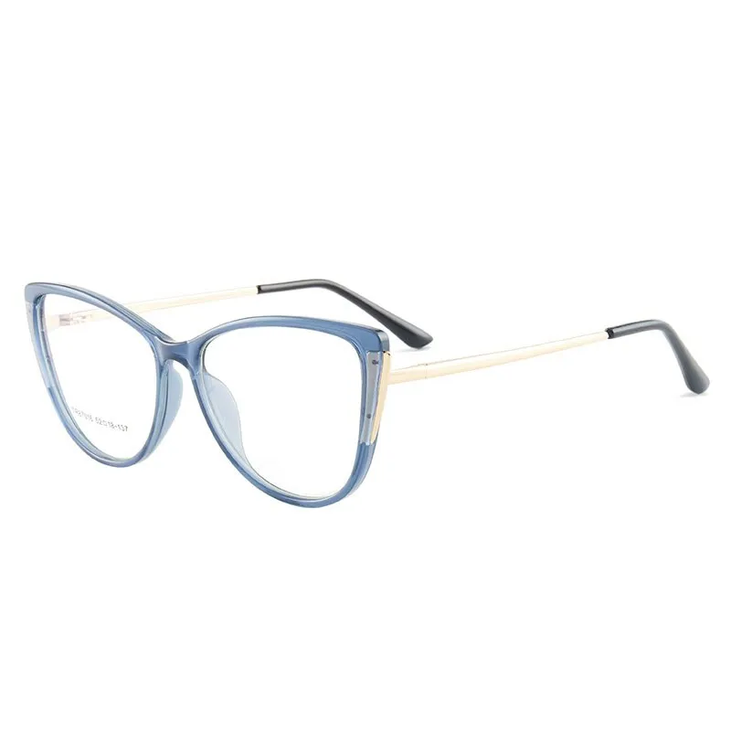 Hotony Women's Full Rim TR 90 Resin Cat Eye Frame Eyeglasses 7016