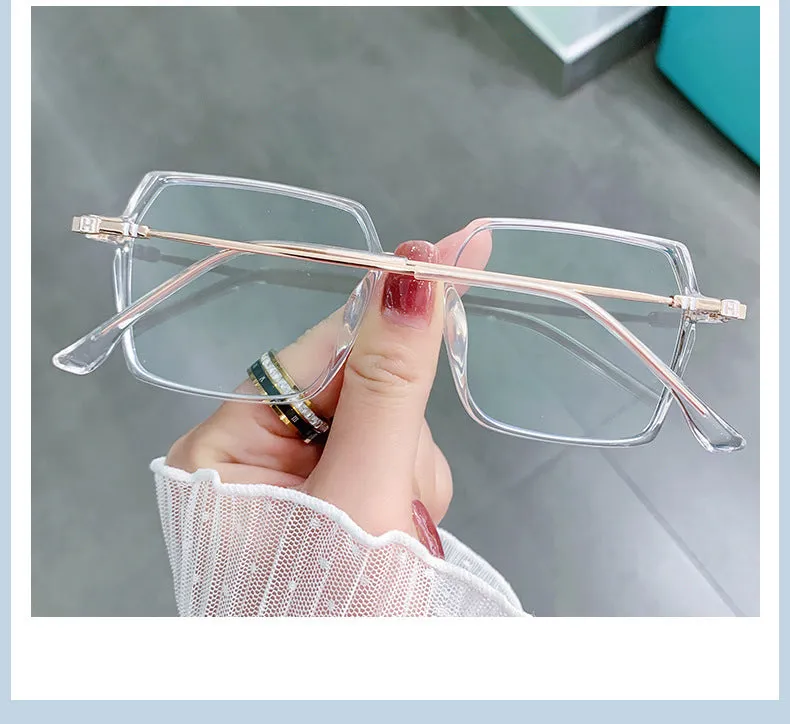 Hotony Women's Full Rim TR 90 Resin Square Frame Eyeglasses Lk308