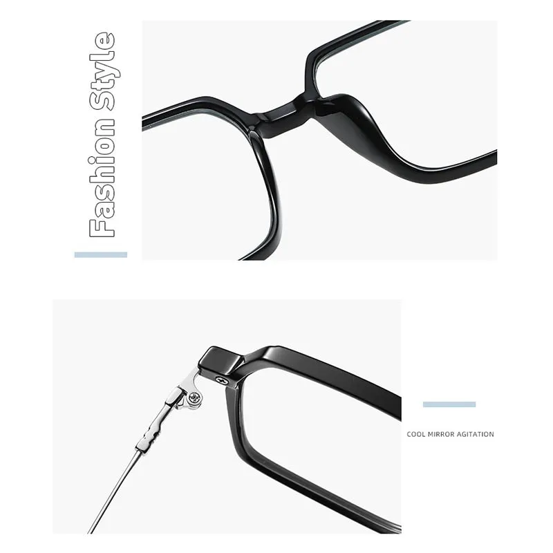 Hotony Women's Full Rim TR 90 Resin Square Frame Eyeglasses Lk308