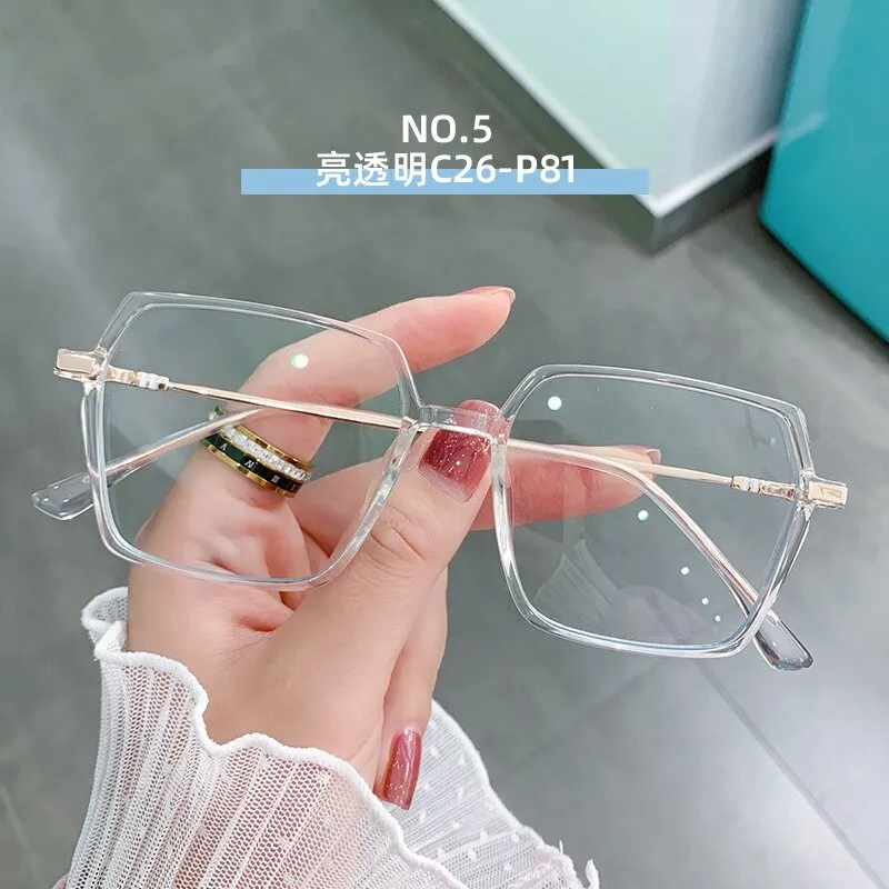 Hotony Women's Full Rim TR 90 Resin Square Frame Eyeglasses Lk308