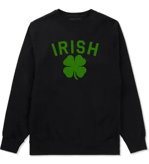 Irish Four Leaf Clover St Patricks Day Mens Crewneck Sweatshirt