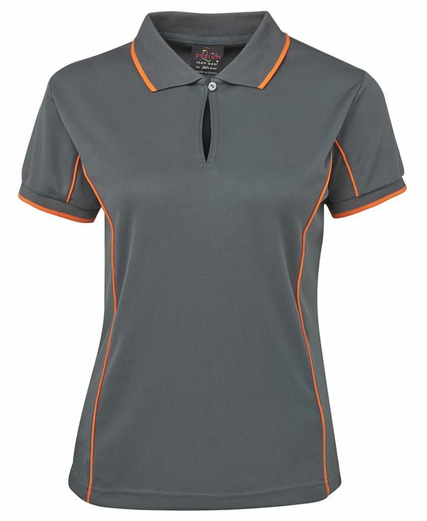 JB's Wear 7LPI Ladies S/S Piping Polo