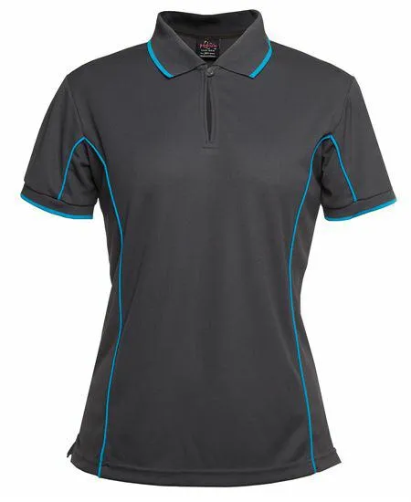 JB's Wear 7LPI Ladies S/S Piping Polo