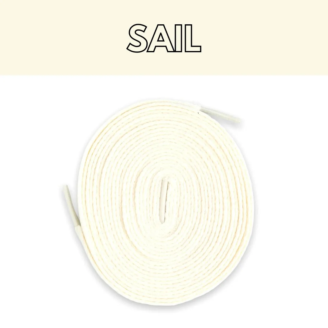 Jordan 1 Laces Basics Flat Thin - Sail Laces