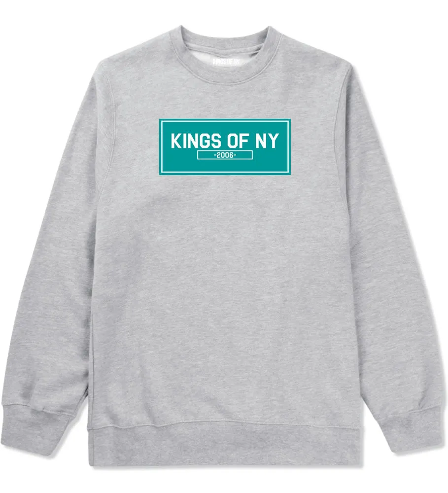 Kings Of NY 2006 FALL15 Blue Logo Crewneck Sweatshirt