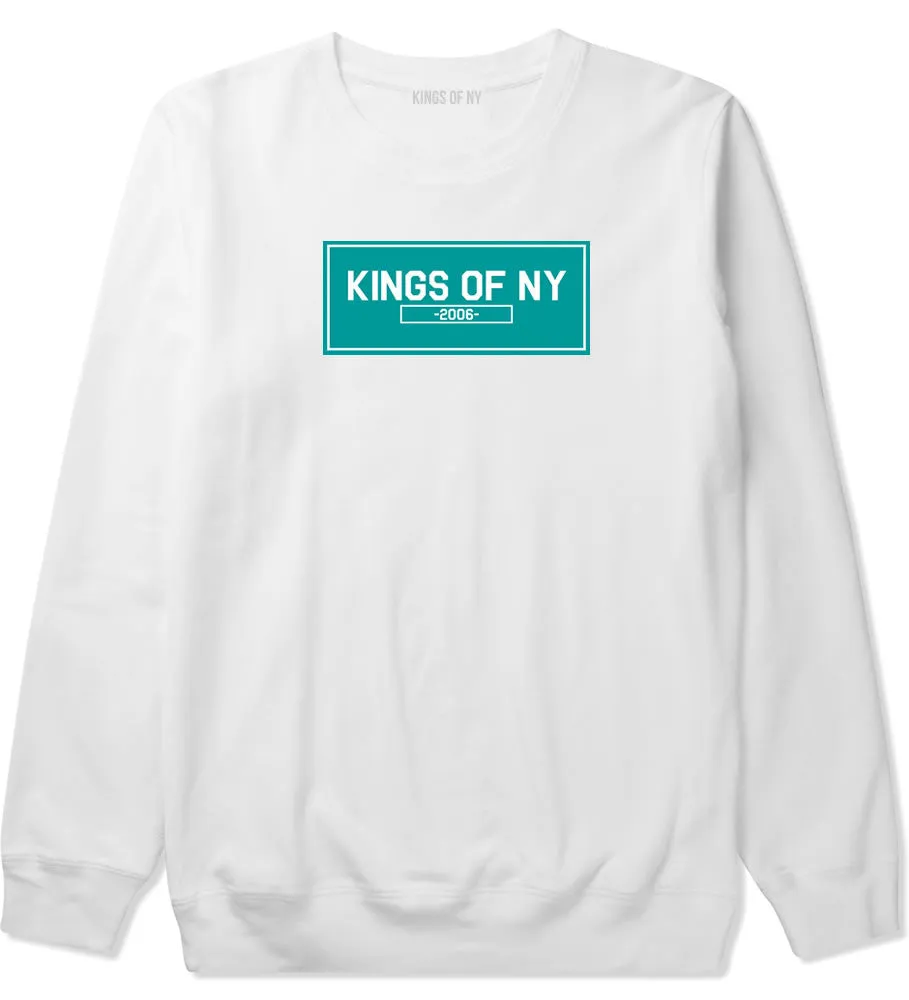Kings Of NY 2006 FALL15 Blue Logo Crewneck Sweatshirt