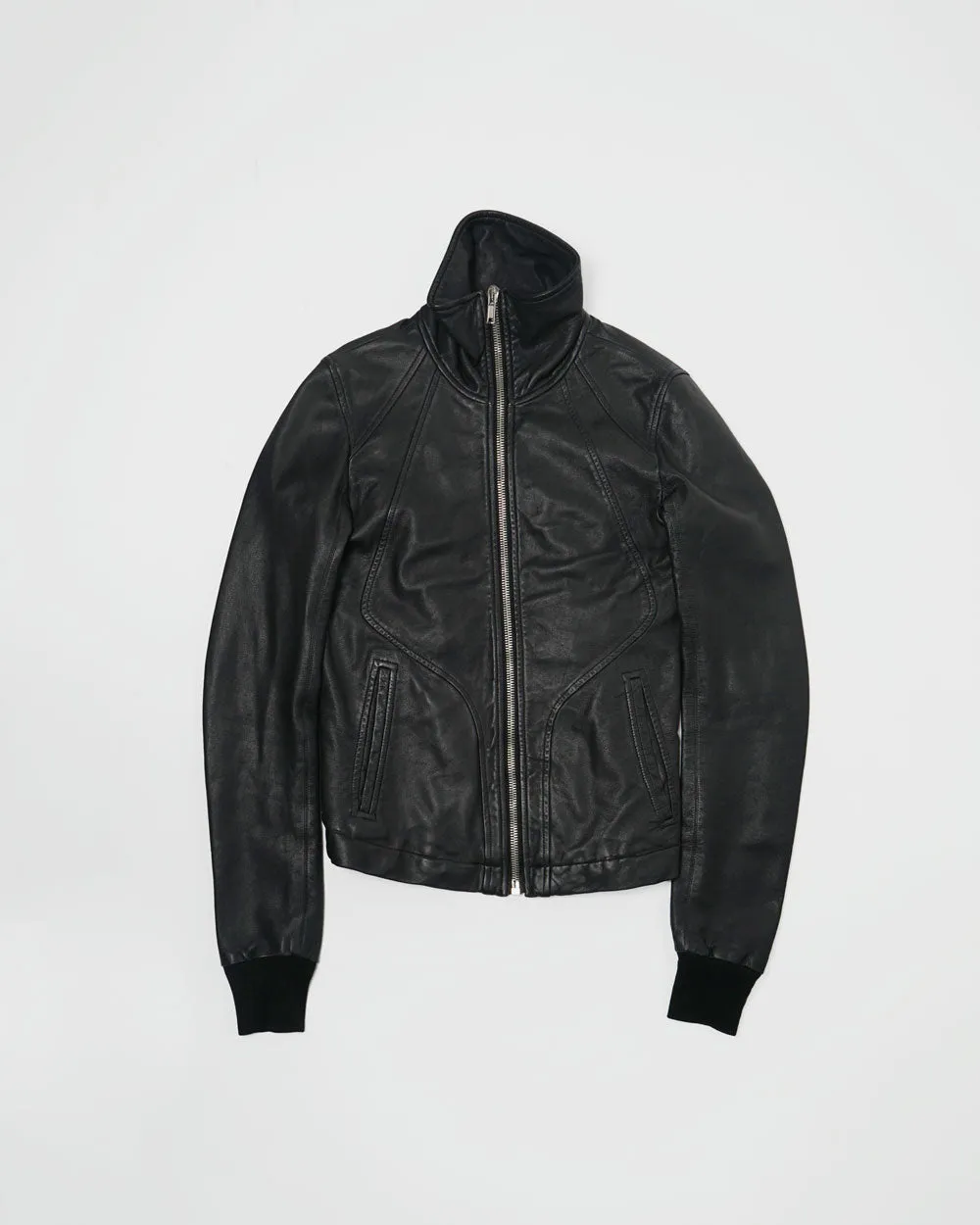 Leather Zip Up Jacket