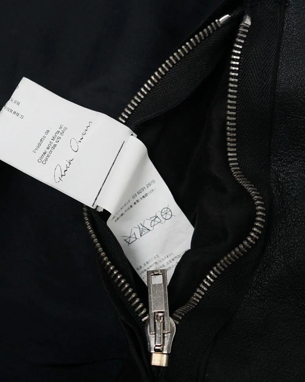 Leather Zip Up Jacket