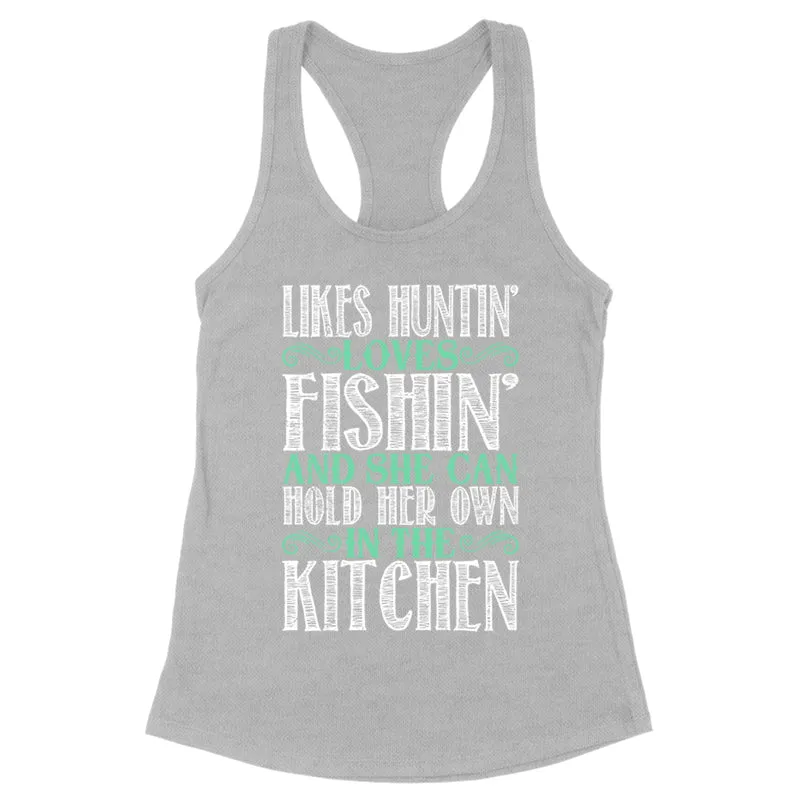 Likes Huntin' Loves Fishin' Apparel